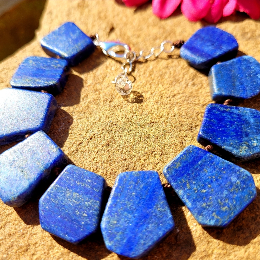 SOLD NWT BLUE LAPIS STERLING SILVER STATEMENT B… - Picture 3 of 15